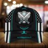 Unisex Baseball Cap Baseball Symbols Full Printed 3D Hat Multicolor