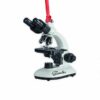 Microscope With Christmas Light Personalized Medical Technologist Ornament