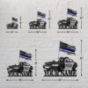 Police Car Custom Name Shaped Metal Sign