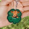 Love Lucky Cow Cattle Farm Personalized Arcylic Keychain MK 1.jpg
