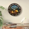 campfire wall clock